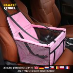 Travel Dog Car Seat Cover Folding Hammock Pet Carriers - Image 2