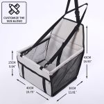 Travel Dog Car Seat Cover Folding Hammock Pet Carriers - Image 6