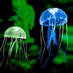 Colorful Artificial Glowing Effect Jellyfish Fish Tank Aquarium Decor Mini Submarine Ornament - Image 4