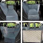 Dog Car Seat Cover Waterproof Pet Travel Dog Carrier Hammock Car Rear Back Seat - Image 4