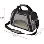 Soft Pet Carriers Portable Breathable Foldable Bag Cat Dog Travel Pets Handbag - Image 4