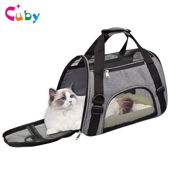 Soft Pet Carriers Portable Breathable Foldable Bag Cat Dog Travel Pets Handbag