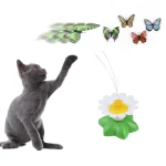 Cat Toy, Electric Rotating Colorful Intelligence Training Toy for Dogs and Cats - Image 2
