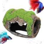 Aquarium Decoration Moss Tree House Fish Shrimp Hideout Landscaping