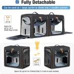 2-in-1 Dog and Cat Carrier for Small, Medium and Large Pets up to 45 Pounds - Image 2